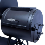 Old Country BBQ Pits Brazos Loaded 35-Inch Offset Charcoal Smoker w/ Counterweight - OC20X60L - Image 4