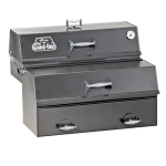 The Good-One Open Range Gen III 36-Inch Built-In Charcoal Smoker - 08300AOH