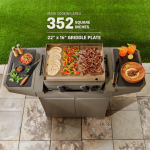 TYTUS Emberwood Propane Griddle w/ Grill and Prep Cart - TDT-CRT-GGRD - Image 6