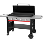 Weber Slate 36-in Rust-Resistant Propane Griddle - Black - 1502036 - Image 4