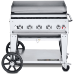 Crown Verity 36-Inch Mobile Propane Gas Griddle - CV-MG-36