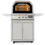 Blaze 26-Inch Freestanding Propane Outdoor Oven W/ Rotisserie & Cart - BLZ-26-PZOVN-LP