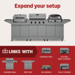 TYTUS Emberwood Propane Pizza Oven w/ Grill and Prep Cart - TDT-CRT-GPZA - Image 13