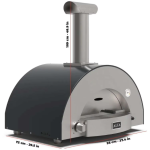 Alfa Classico 2 Pizze Natural Gas Pizza Oven - Ardesia Grey - FXCL-2P-MGRA-U - Image 10