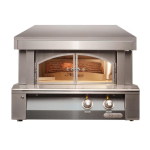 Alfresco 30-Inch Freestanding Countertop Natural Gas Outdoor Pizza Oven Plus in Signal Gray - AXE-PZA-NG-S7004