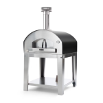 Fontana Forni Roma Hybrid Pizza Oven on Cart - Anthracite