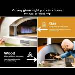 Fontana Forni Napoli Hybrid Pizza Oven on Cart - Stainless Steel - Image 8