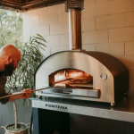 Fontana Forni Firenze Hybrid Pizza Oven on Cart - Stainless Steel - Image 19