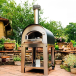 Fontana Forni Napoli Hybrid Pizza Oven on Cart - Anthracite - Image 11