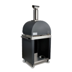 Coyote 30-Inch Freestanding Hybrid Propane Outdoor Pizza Oven - Matte Black - Image 2