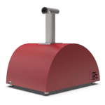 Alfa Moderno 5 Pizze Natural Gas Pizza Oven  - Antique Red - FXMD-5P-MROR-U - Image 8