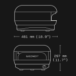 Gozney Arc Lite Propane Pizza Oven - Black - GAPOBUS1226 - Image 3