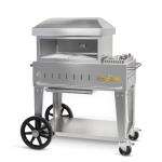 Crown Verity 24-Inch Mobile Natural Gas Pizza Oven - CV-PZ24-MB-NG