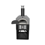 Chicago Brick Oven CBO-750 Hybrid Residential Outdoor Pizza Oven On Stand - Natural Gas - Silver - CBO-O-STD-750-HYB-NG-SV-R-3K - Image 2
