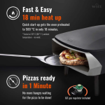 Witt Etna Fermo Propane Pizza Oven - Matte Black - 80650059 - Image 5