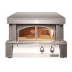 Alfresco 30-Inch Countertop Natural Gas Outdoor Pizza Oven Plus in Signal White Matte - AXE-PZA-NG-SM9003