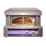 Alfresco 30-Inch Built-In Natural Gas Outdoor Pizza Oven Plus in Blue Lilac - AXE-PZA-BI-NG-S4005