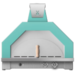 Hestan Campania 33-in Propane Pizza Oven w/ Color Kit in Bora Bora