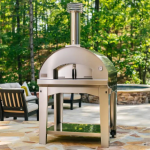 Fontana Forni Mangiafuoco Wood-Fired Pizza Oven On Cart - Anthracite - FTMF-A - Image 8