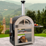 Forno Venetzia Torino 500 62-Inch Outdoor Wood-Fired Pizza Oven - Copper - Image 2