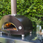 Alfa Nano 23-Inch Outdoor Countertop Wood-Fired Pizza Oven - Copper - FXMD-S-LRAM - Image 2