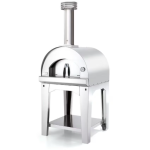 Fontana Forni Margherita Wood-Fired Pizza Oven On Cart - Stainless - FTMAR-S