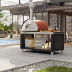 Fontana Forni Margherita Wood-Fired Pizza Oven - Red - FTMAR-R - Image 13