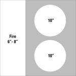 Fontana Forni Margherita Wood-Fired Pizza Oven On Cart - Red - FTMAR-R - Image 7