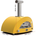 Alfa Moderno 2 Pizze Wood - Fired Pizza Oven - Fire Yellow - FXMD-2P-LGIA - Image 3