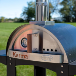 WPPO Karma 25-in Wood Fired Pizza Oven w/ Black Cart - Black - WKK-01S-WS-Black - Image 2