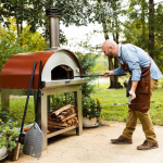 Fontana Forni Mangiafuoco Wood-Fired Pizza Oven - Red - FTMF-R - Image 2