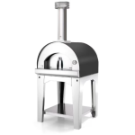 Fontana Forni Margherita Wood-Fired Pizza Oven On Cart - Anthracite - FTMAR-A