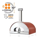 Fontana Forni Marinara Wood-Fired Pizza Oven - Red - FTMARIN-R - Image 4