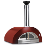 Forno Venetzia Bellagio 200 Countertop Outdoor Wood-Fired Pizza Oven - Red - FVBEL200R - Image 2