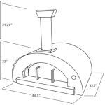 Cru Pro 90 Outdoor Wood-Fired Pizza Oven - CRUO90G1 - Image 4