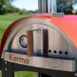 WPPO Karma 25-in Wood Fired Pizza Oven w/ Black Cart - Orange - WKK-01S-WS-Orange - Image 2