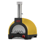 WPPO Infinity 50 Hybrid Refractory Cooking Oven w/ Wheeled Trolley - Faro Yellow - WKI50-FY - Image 2