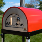 WPPO Hybrid 25-in Wood/Gas-Fired Oven - Red - WKE-04WG-RED - Image 5