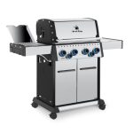 Broil King Baron S 490 PRO IR 4 Burner Propane Grill w/ Infrared Side Burner & Rotisserie Kit - 677344 - Image 2