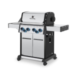 Broil King Baron S 490 PRO IR 4 Burner Propane Grill w/ Infrared Side Burner & Rotisserie Kit - 677344 - Image 3