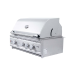 RCS Cutlass Pro 30 Inch Built-In Propane Grill w/ Ceramic Briquette Tray Flame Tamers -RON30BLP - Image 8