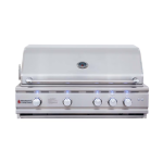 RCS Cutlass Pro 38 Inch Built-In Propane Grill w/ Ceramic Briquette Tray Flame Tamers -RON38BLP