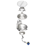 Magma Original Size Marine Kettle 3 Combination Stove & Gas Grill on Round Rail Mount - Image 7