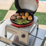 Charbroil Bistro Pro 180 Electric Grill - Tabletop Red - 25302150 - Image 3