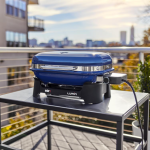 Weber Lumin Compact Portable 1560 Watt Electric Grill - Deep Ocean Blue - 91300901 - Image 4