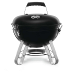 Napoleon 14 Inch Portable Charcoal Kettle Grill - Black - NK14K-LEG-3