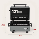 TYTUS Emberwood Portable Charcoal Grill - TDT-GHS-CHAR - Image 3