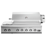 DCS Series 7 48-Inch Built-In Propane Gas Grill With Double Side Burner & Rotisserie - BH1-48RS-L