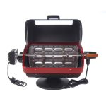 Americana by Meco 1500 Watt Electric Tabletop Grill With Rotisserie & Easy View Window - 9309U8.181 - Image 6