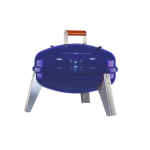 Americana 21-Inch Painted Steel Wherever Portable Charcoal/Electric Grill - Ocean Blue By Meco - 2130.4.201